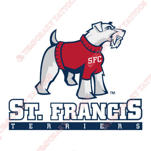 St. Francis Terriers Customize Temporary Tattoos Stickers NO.6334